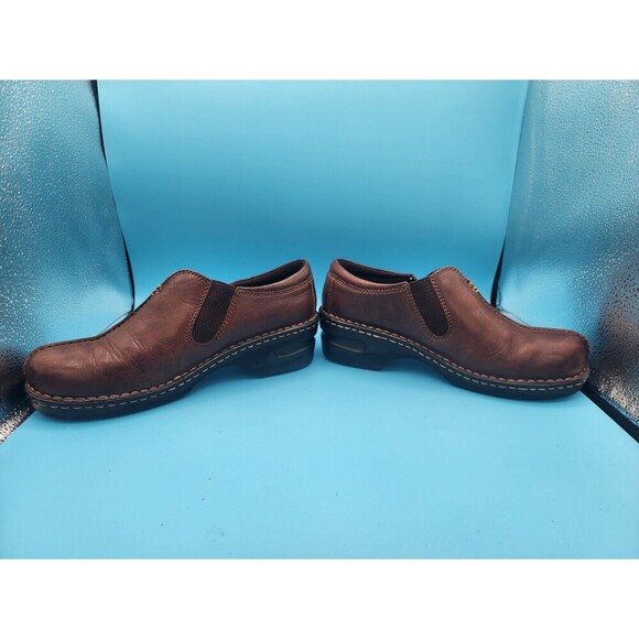 Eastland Womens 10W Sequoia Brown Leather Slip On Loafer Comfort Clogs 3172 - Picture 3 of 7